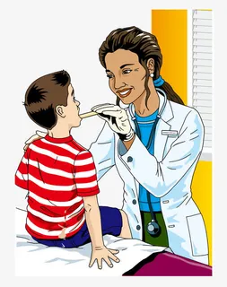 矢量牙医检查治疗插画免抠