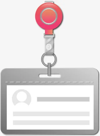 工作证吊牌免抠