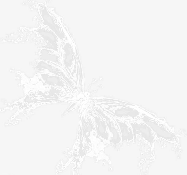 水花蝴蝶图片免抠