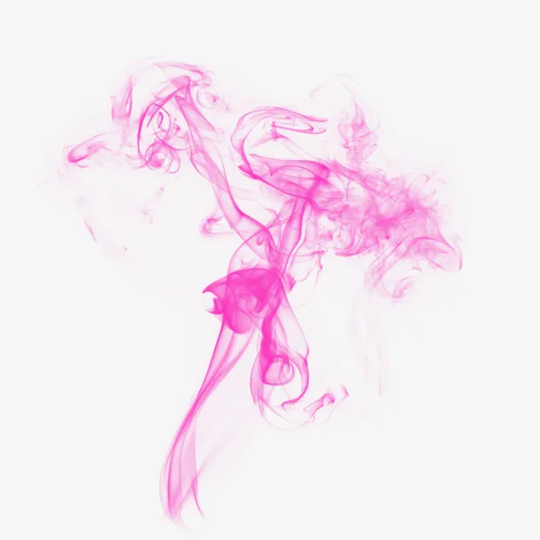梦幻烟雾红色云烟免抠