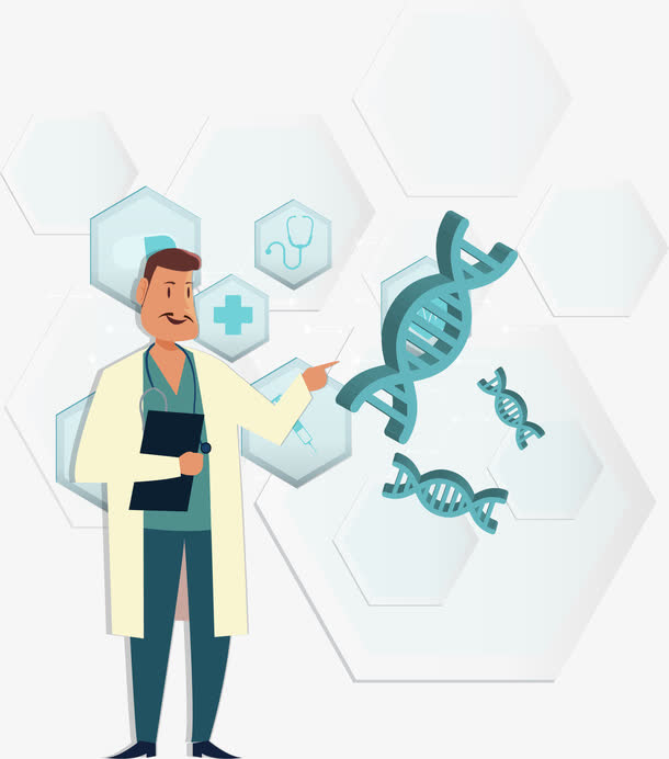 生物科学分子结构介绍免抠