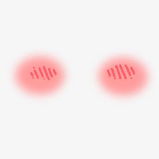 脸红光晕装饰免抠