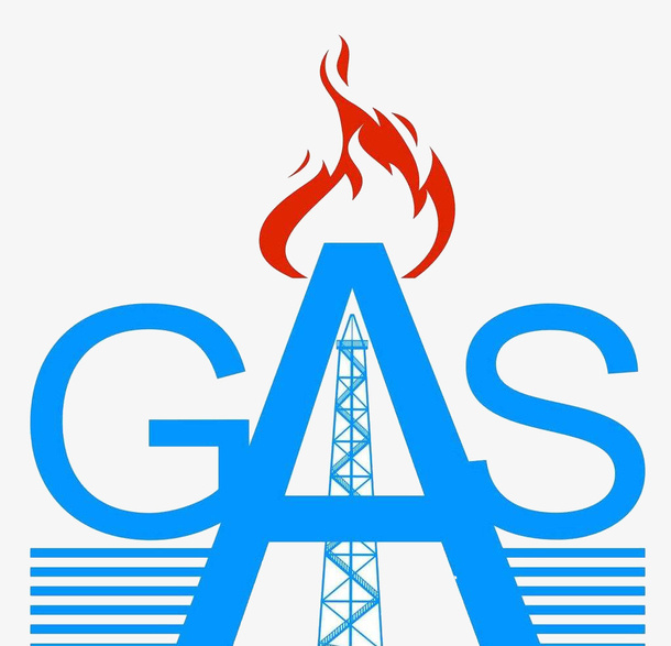 时尚天然气火焰海报标识设计免抠