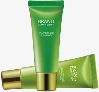 绿色润肤露免抠