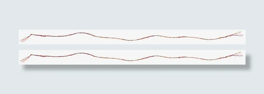 手工制作彩色绳条边框装饰带免抠
