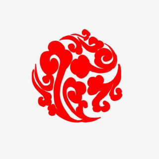 手绘图片祥云图标中国风祥云图免抠