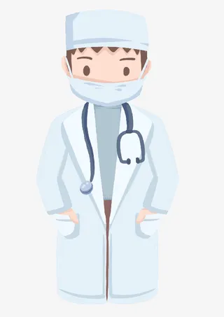 致敬白衣工作者免抠