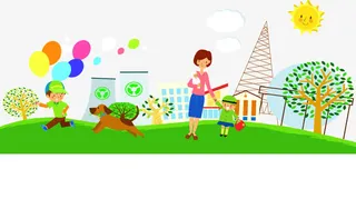 幼儿园墙画PSD图片免费下载免抠