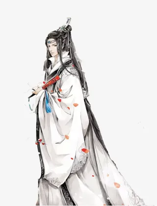 红木折扇才子免抠