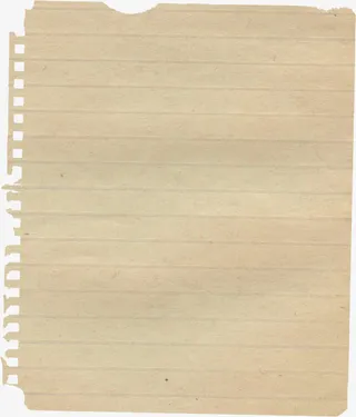 泛黄纸张免抠