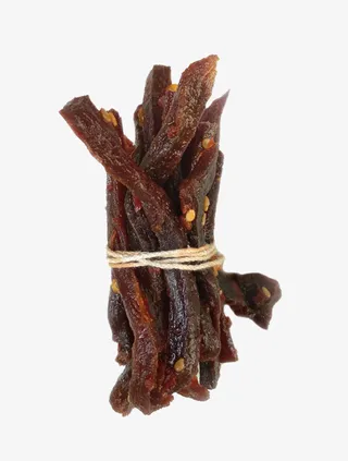 牛干巴褐色简约摄影作品png免抠