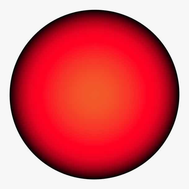 红色闪耀光圈免抠