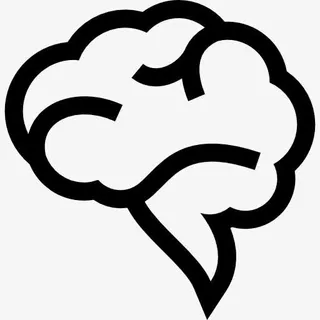 大脑语言泡沫图标免抠