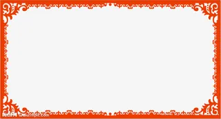 红色古老中国风边框免抠