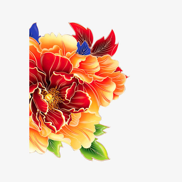 花开富贵免抠
