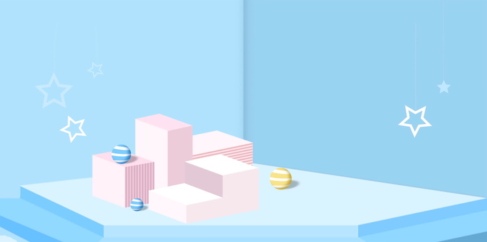 时尚小清新空间感海报背景高清