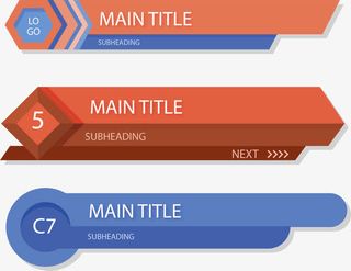 几何新闻标题框免抠