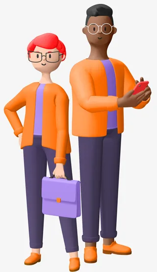 3D多人物场景 3免抠