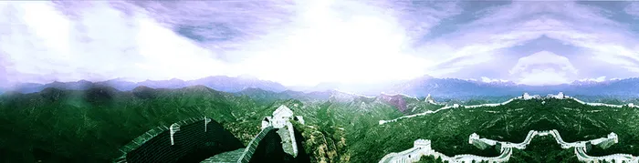 万里长城震撼风景背景图高清