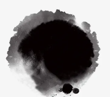 水墨墨迹笔墨免抠