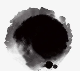 水墨墨迹笔墨免抠