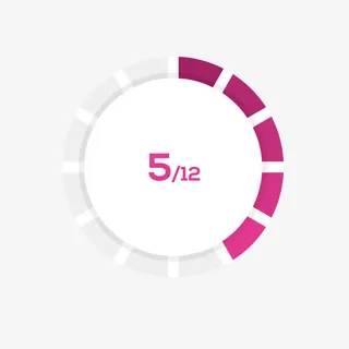 红色圆环数据免抠