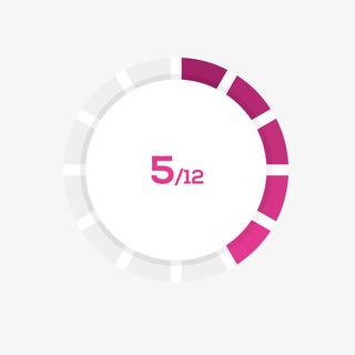 红色圆环数据免抠