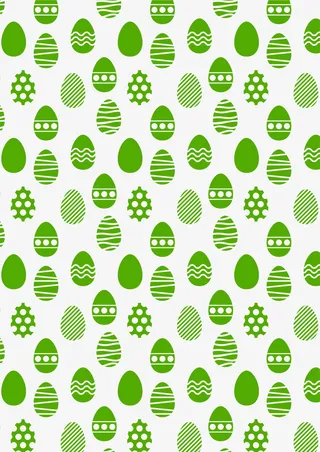 复活节绿色彩蛋背景