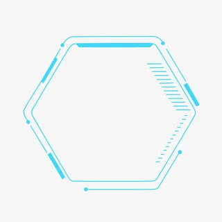 科技边框 科技感字幕框，照片框免抠