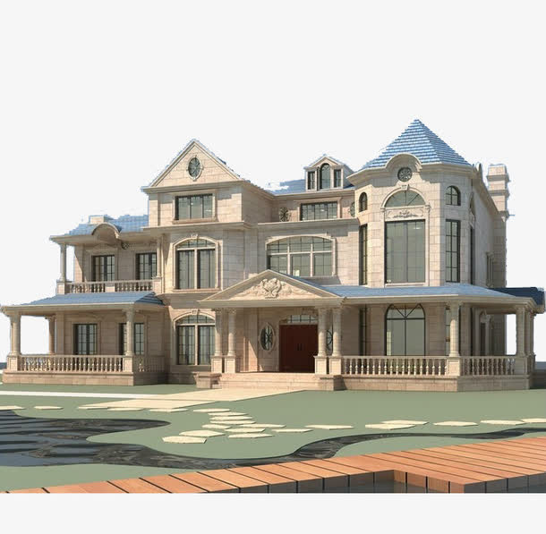 房屋建筑规划图免抠