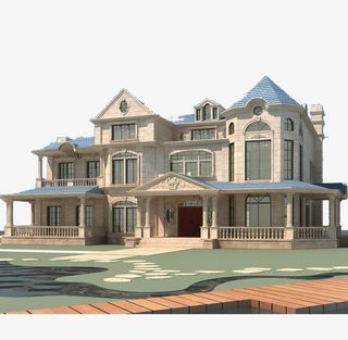 房屋建筑规划图免抠