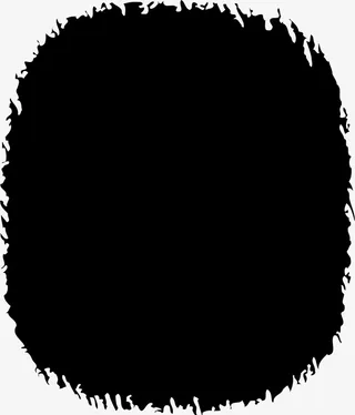 矢量墨迹毛边免抠