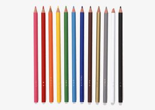 一排铅笔免抠