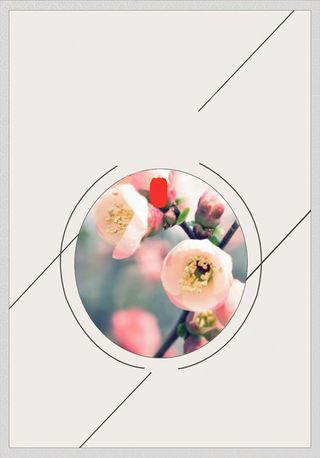 简约插画小清新立春节气背景素材高清