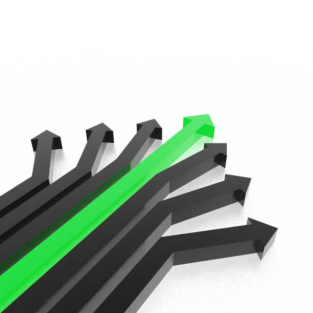 商务箭头设计元素免抠