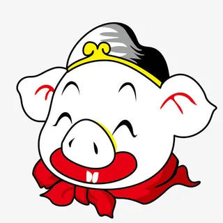 张开大嘴的猪八戒免抠