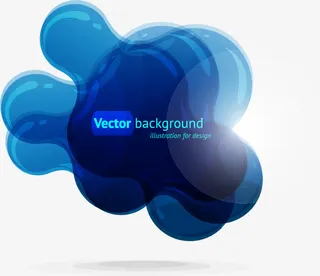 矢量蓝色素材免抠