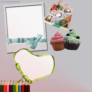 蛋糕装饰背景相框