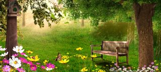 淘宝环保森林奇幻背景banner高清另类其他背景