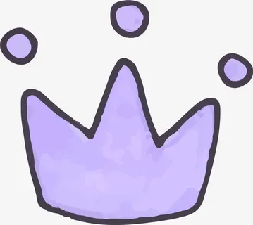 手绘皇冠免抠