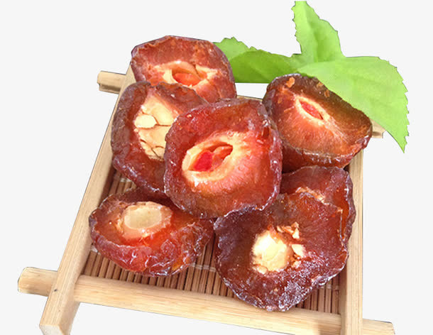 小木垫子上的半边梅免抠