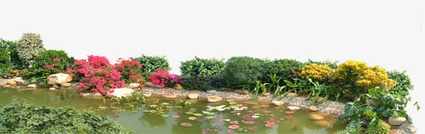 山水元素素材免抠