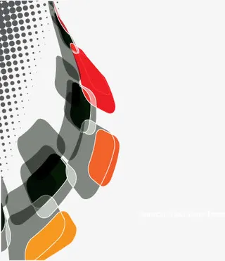 矢量几何弧线免抠