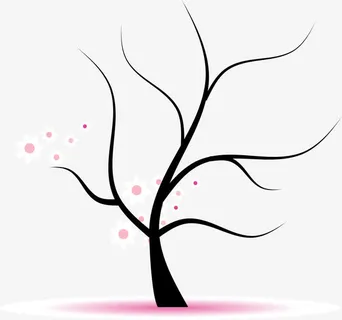 梦幻树枝手绘卡通免抠 梦幻树枝手绘卡通免抠