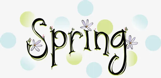 春天艺术字体免抠 春天艺术字体免抠