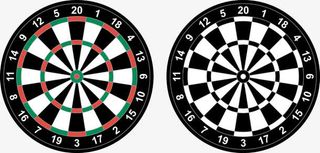 飞镖标靶设免抠