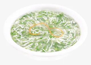 美味荠菜肉丝豆腐羹汤免抠