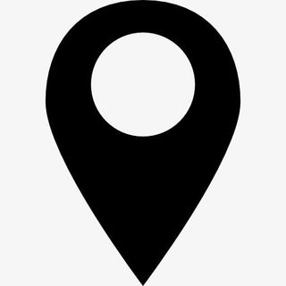 占位符黑色形状定位地图图标免抠