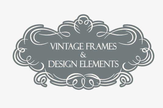 欧式花纹边框设计素材免抠