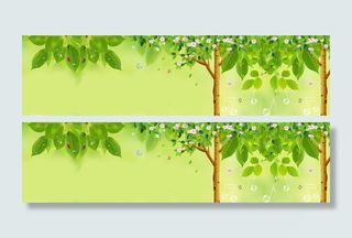 可爱风 卡通 banner背景高清